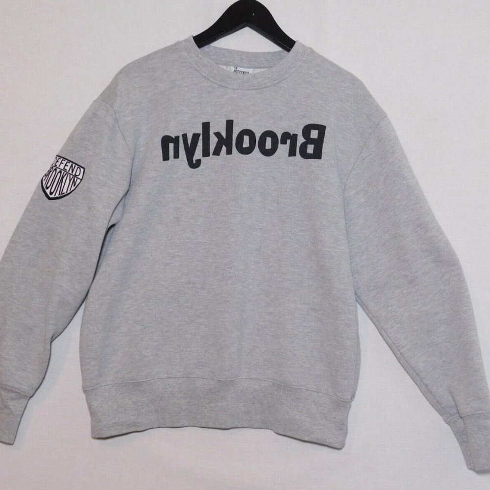 Vintage 1990s 1996 DEFEND BROOKLYN Mirror Image Crew Neck Sweatshirt Rap Shirt M